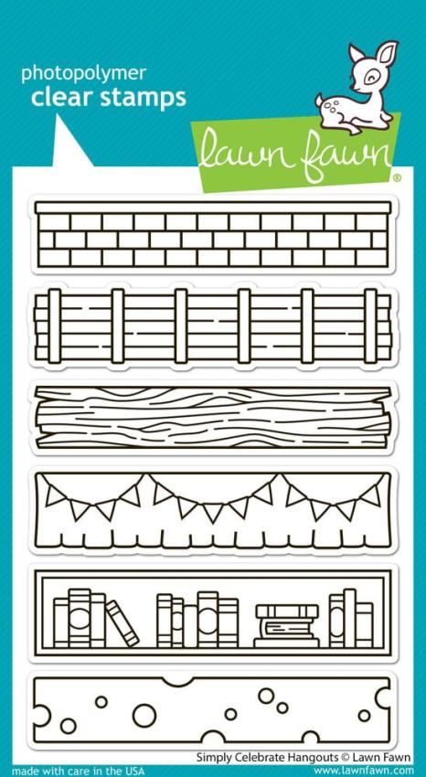 Lawn Fawn - Stempelset "Simply Celebrate Hangouts" Clear Stamp