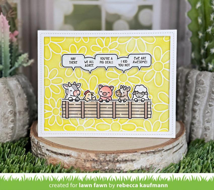 Lawn Fawn - Stempelset "Simply Celebrate Hangouts" Clear Stamp