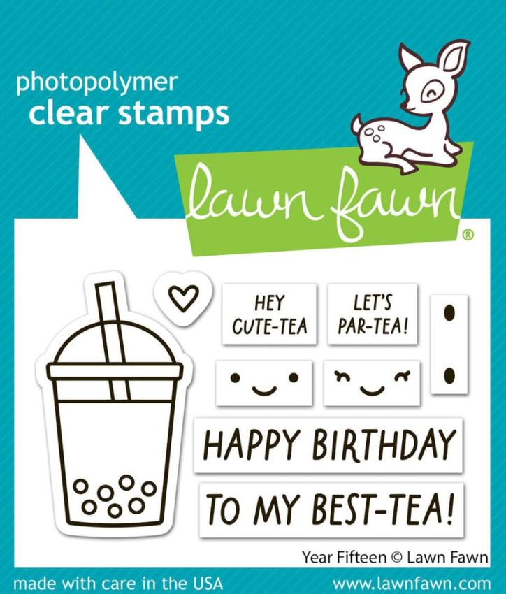 Lawn Fawn - Stempelset "Year Fifteen" Clear Stamp