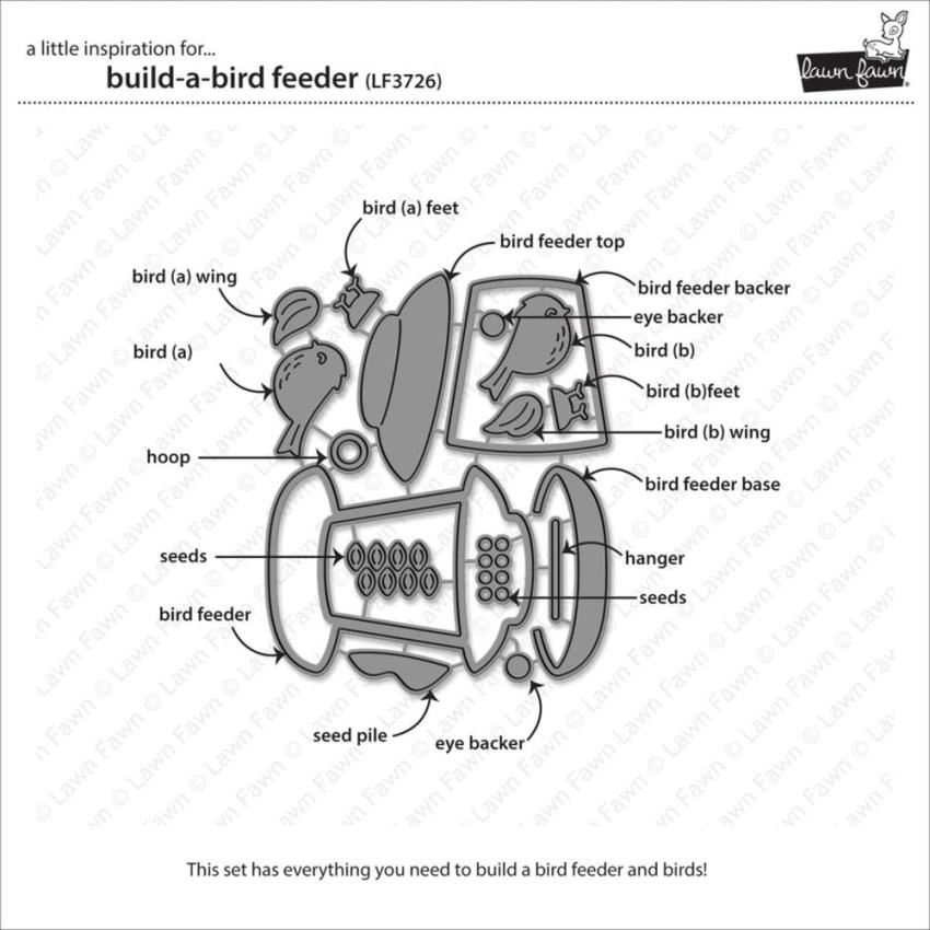 Lawn Fawn - Stanzschablone "Build-A-Bird Feeder" Dies