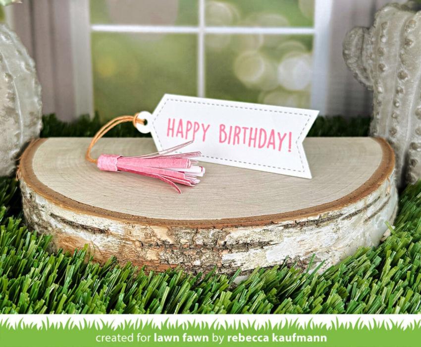 Lawn Fawn - Stanzschablone "Tassel Tag" Dies