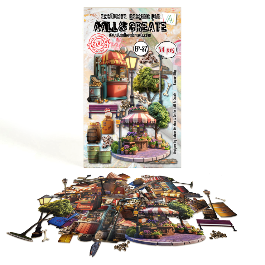 AALL and Create - Stanzteile "Bazaar Bliss " Ephemera Die-Cuts