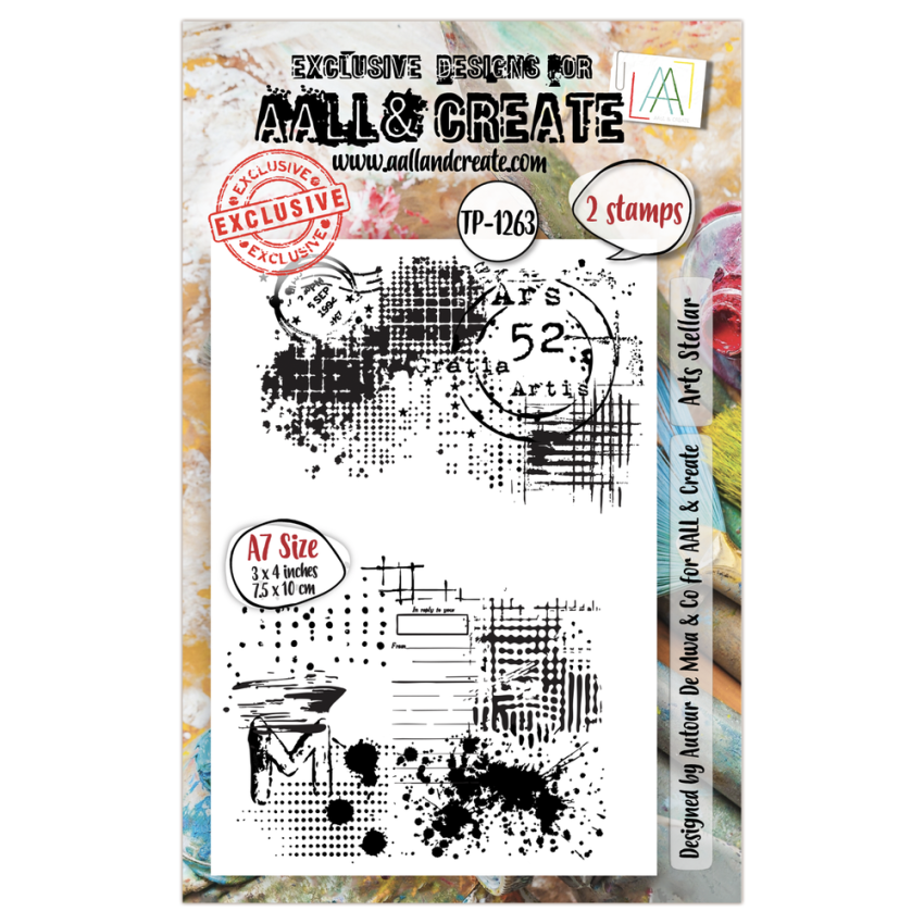 AALL and Create - Stempelset A7 "Arts Stellar" Clear Stamps