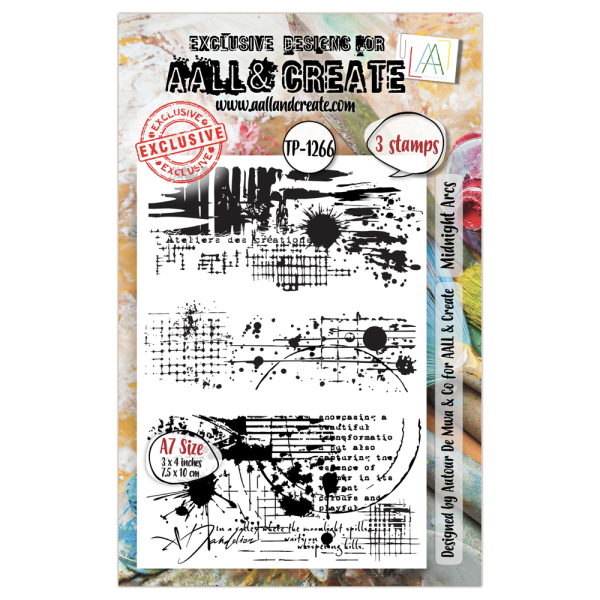 AALL and Create - Stempelset A7 "Midnight Arcs" Clear Stamps
