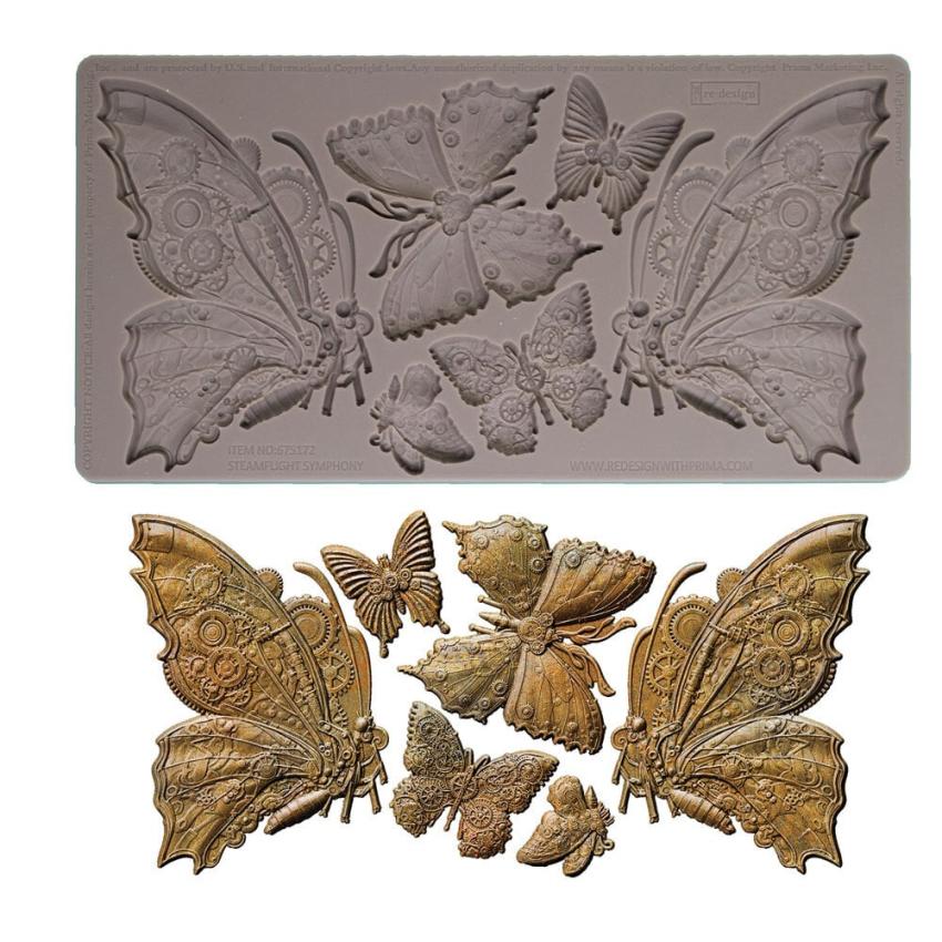 Re-Design with Prima - Gießform "Steamflight Symphony" Mould 5x10 Inch