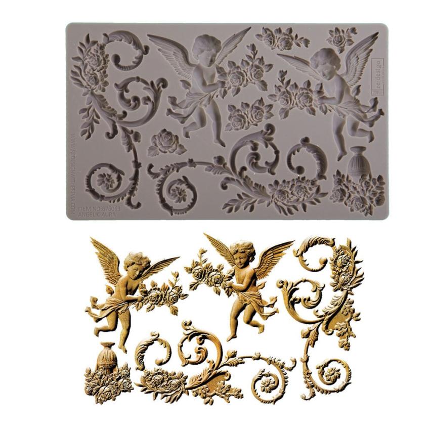 Re-Design with Prima - Gießform "Angelic Aura" Mould 5x8 Inch