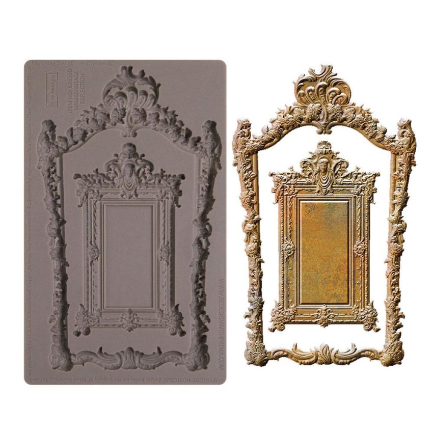 Re-Design with Prima - Gießform "Vintage Reflection" Mould 5x8 Inch