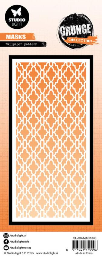 Studio Light - Schablone "Wallpaper Pattern" Stencil Grunge Collection