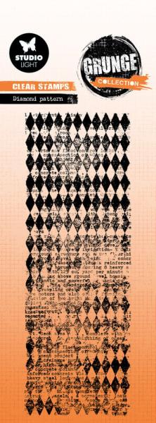 Studio Light - Stempel "Diamond Pattern" Clear Stamps Grunge Collection