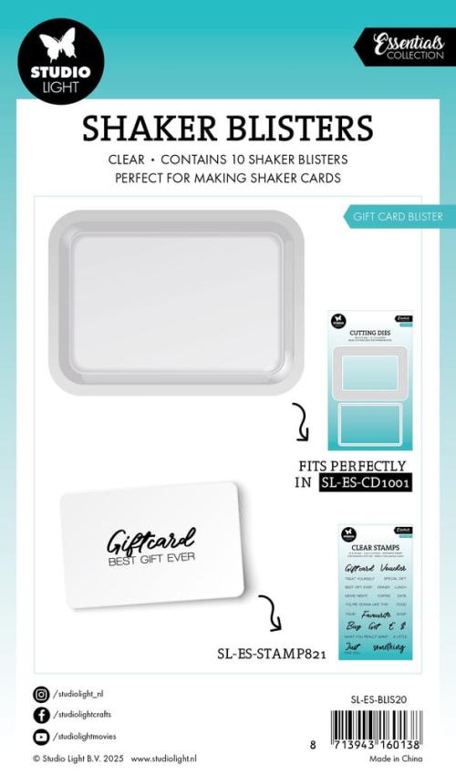 Studio Light - Schüttelblister "Gift Card" Shaker Blister