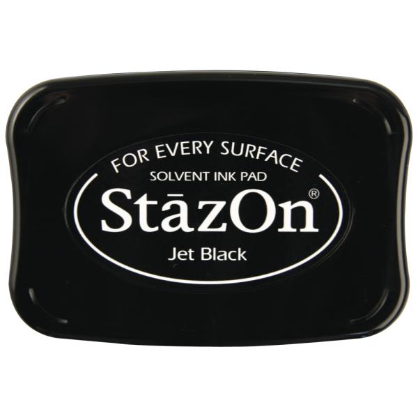 Tsukineko StazOn Inkpad - Jet Black - Permanent Stempelkissen
