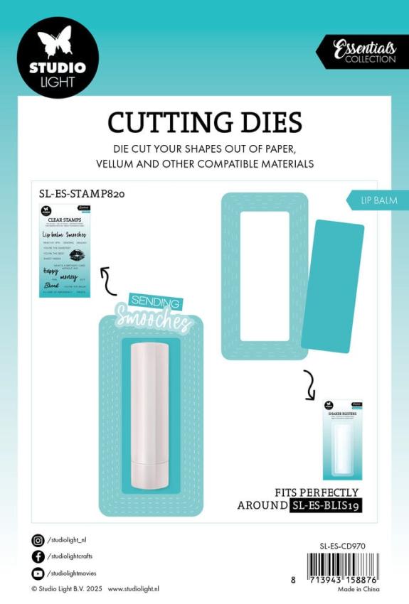 Studio Light - Stanzschablone "Lip Balm" Dies