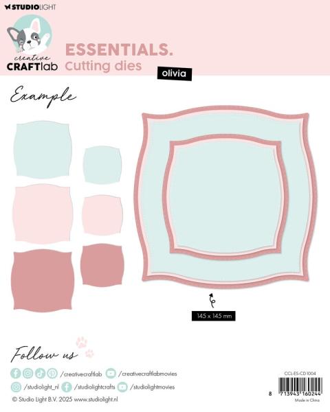Creative Craft Lab - Studio Light - Stanzschablone "Olivia" Dies