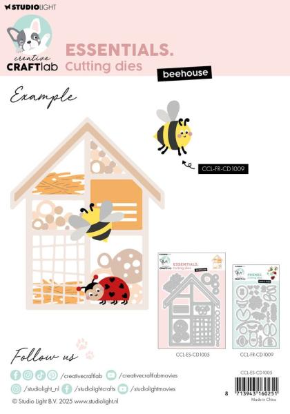 Creative Craft Lab - Studio Light - Stanzschablone "Beehouse" Dies
