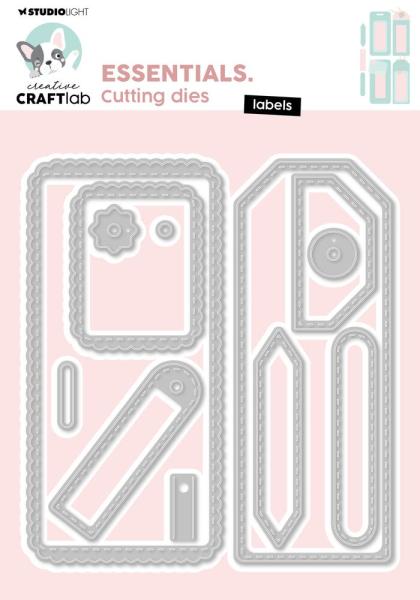 Creative Craft Lab - Studio Light - Stanzschablone "Labels" Dies