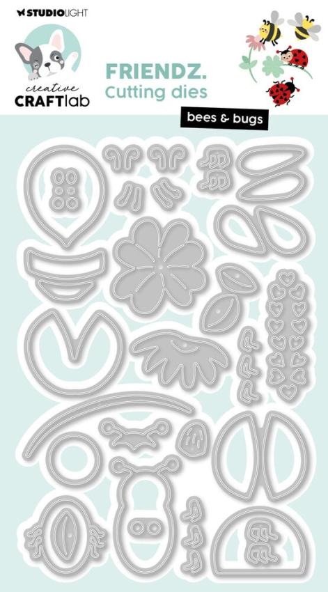 Creative Craft Lab - Studio Light - Stanzschablone "Bees & Bugs" Dies