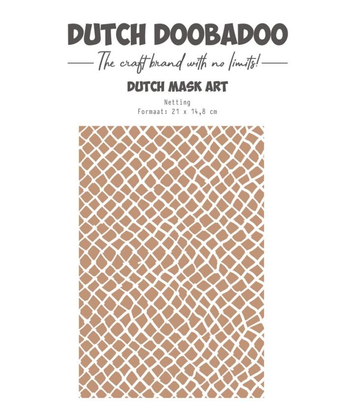 Dutch Doobadoo - Schablone A5 "Netting" Stencil - Dutch Mask Art
