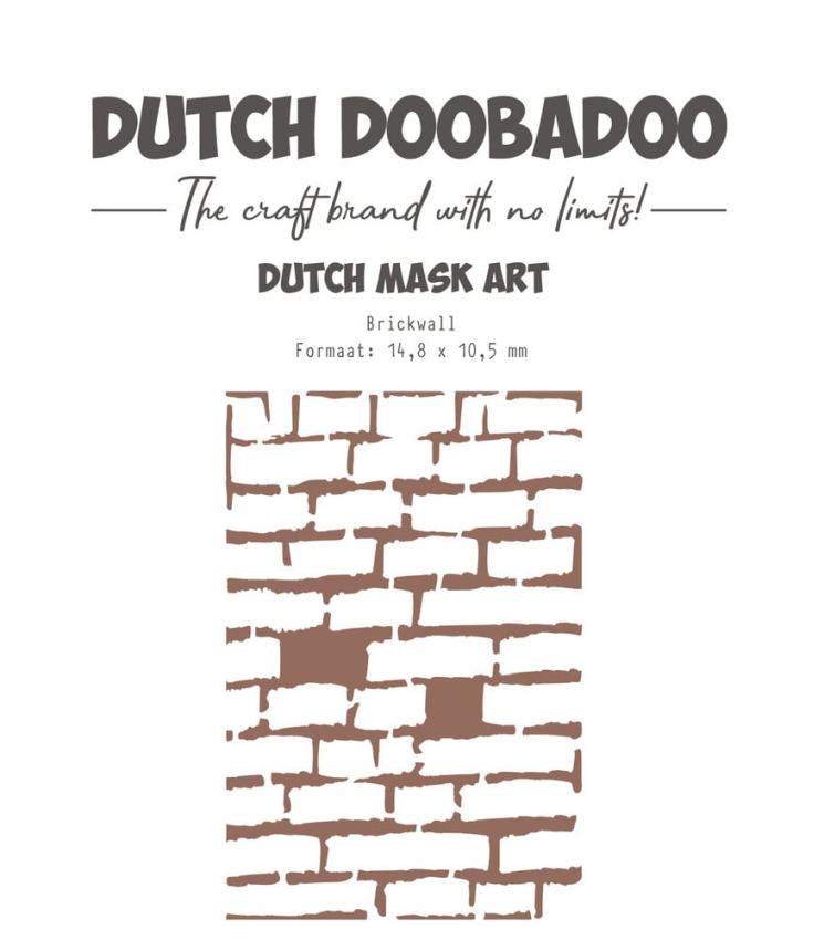Dutch Doobadoo - Schablone A6 "Brickwall" Stencil - Dutch Mask Art