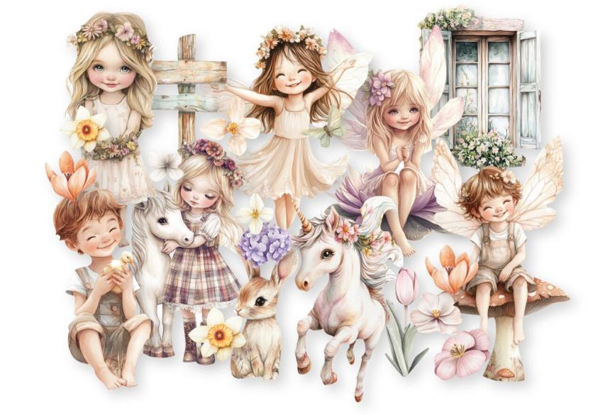 Dutch Doobadoo - Stanzteile "Woodland Springs" Die Cuts