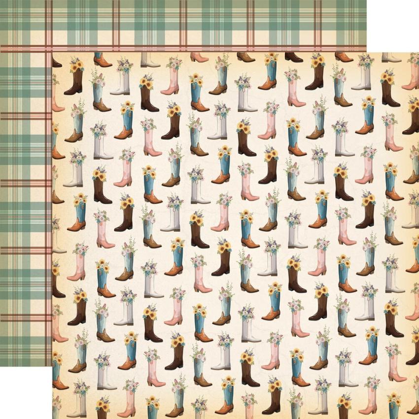 Carta Bella - Designpapier "Cowgirl" Collection Kit 12x12 Inch - 12 Bogen  