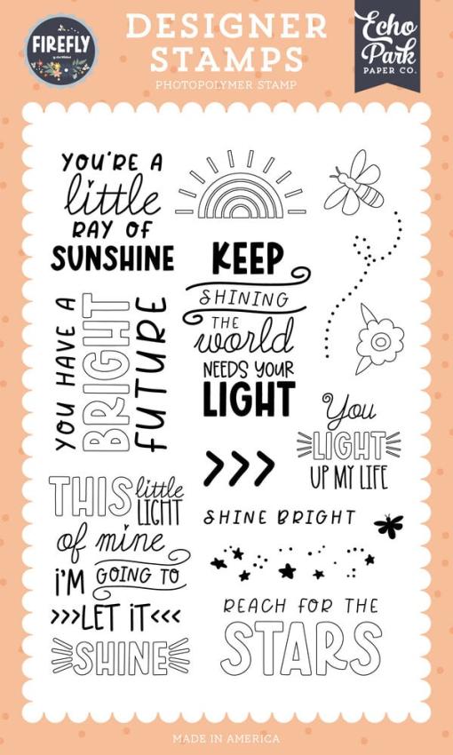 Echo Park - Stempelset "Light Up My Life" Clear Stamps