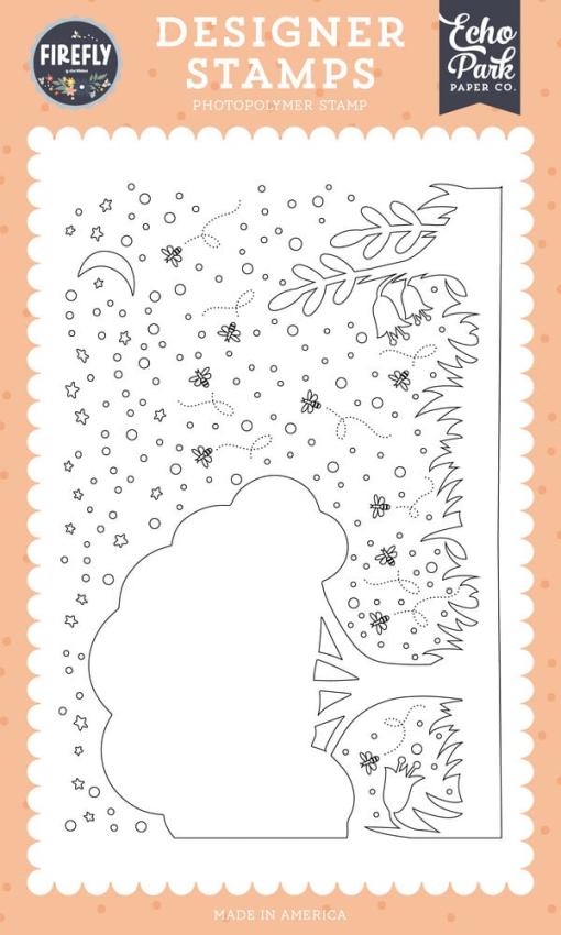 Echo Park - Stempelset "Firefly Night Scene" Clear Stamps