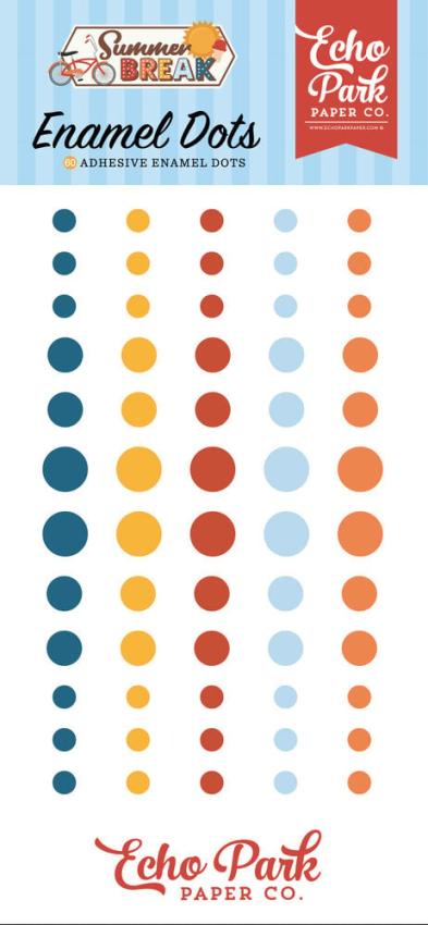 Echo Park - Enamel Dots "Summer Break " 60 Stück