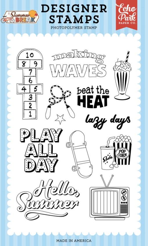 Echo Park - Stempelset "Hopscotch" Clear Stamps