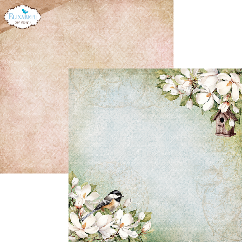 Elizabeth Craft Designs - Designpapier "Spring Blossom" Paper Pack 12x12 Inch - 12 Bogen