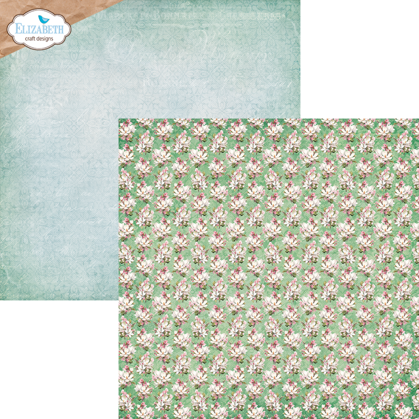 Elizabeth Craft Designs - Designpapier "Spring Blossom" Paper Pack 12x12 Inch - 12 Bogen