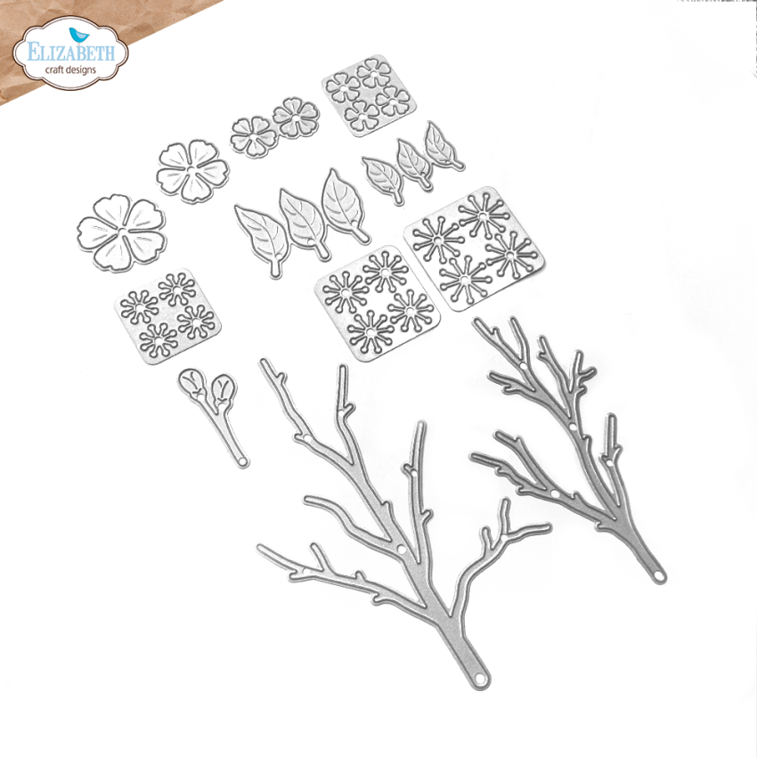 Elizabeth Craft Designs - Stanzschalone "Cherry Blossom" Dies