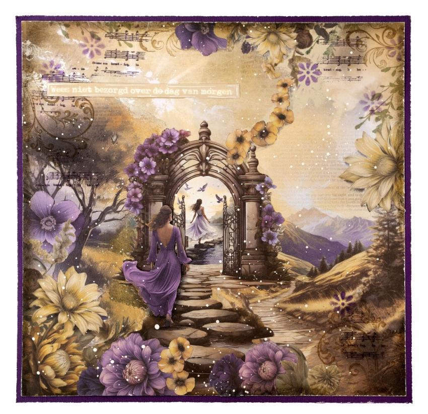 Studio Light - Stanzteile "Growing & Blooming" Die Cut Block - 20 Bogen
