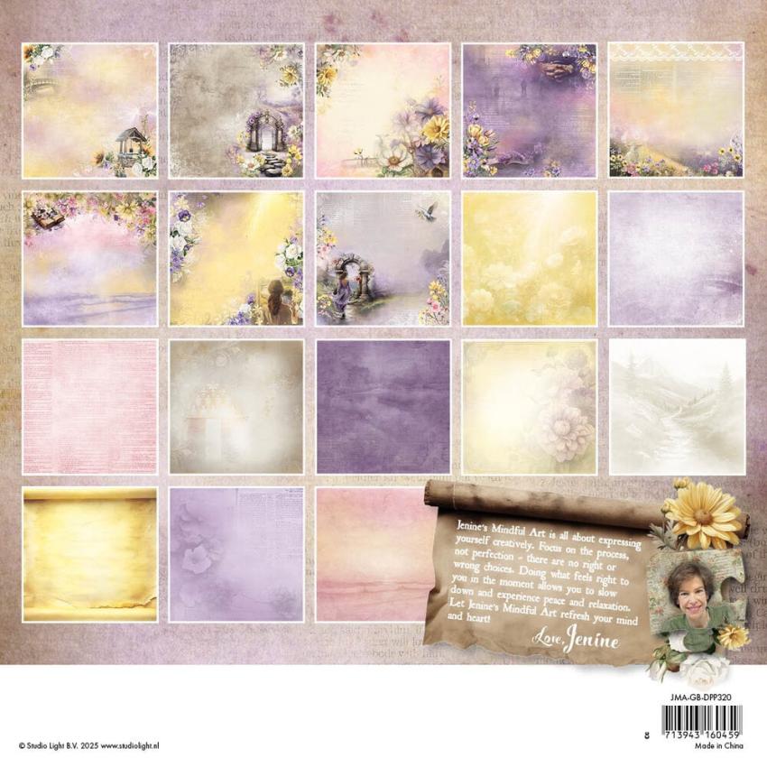 Studio Light - Designpapier "Growing & Blooming" Paper Pack 20,3x20,3 cm - 36 Bogen