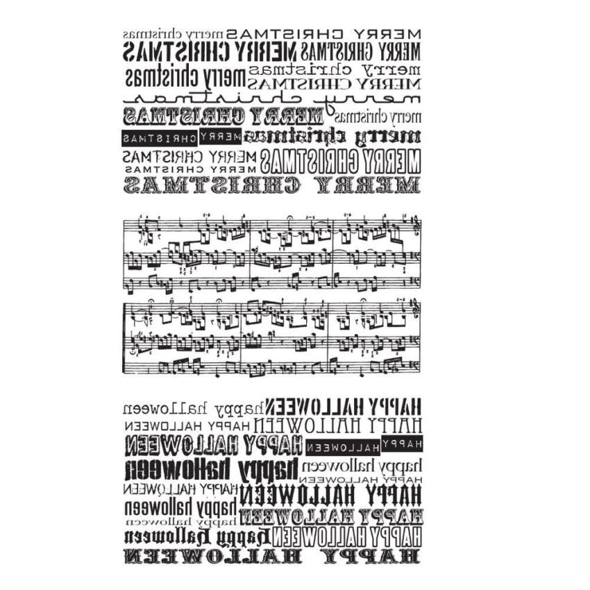 Stampers Anonymous - Gummistempelset "Seasonal Reflections" Cling Stamp Design by Tim Holtz