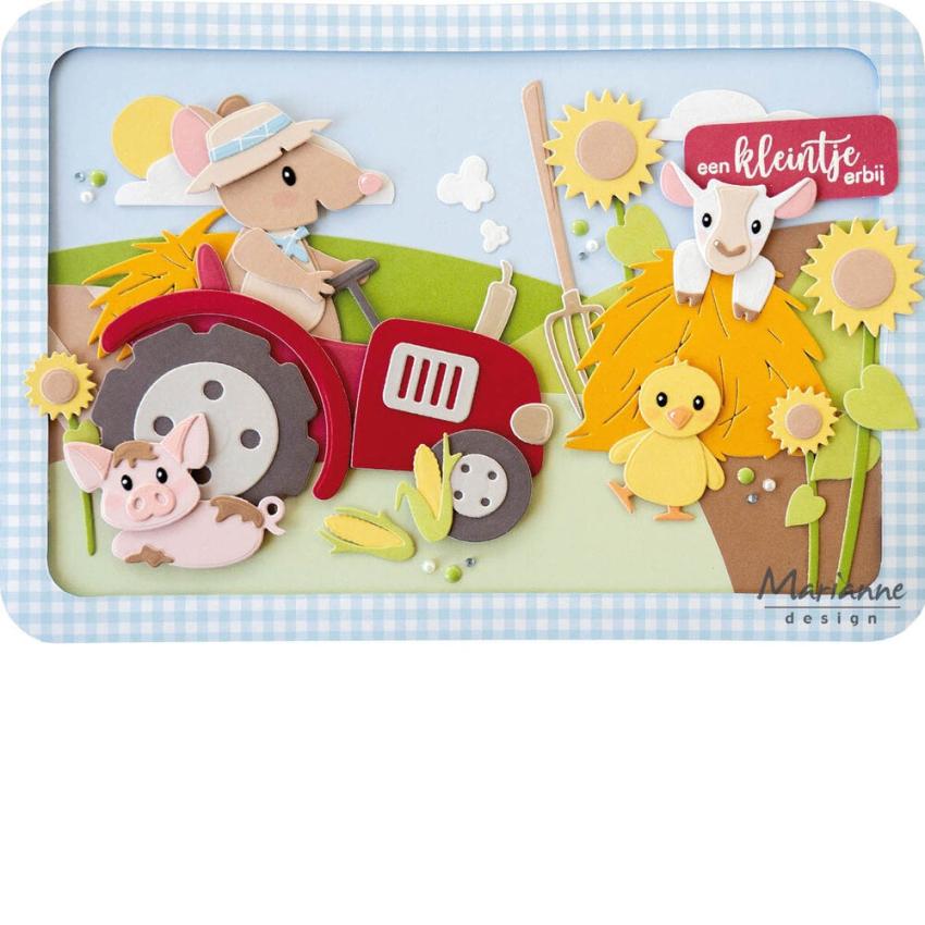 Marianne Design - Präge- und Stanzschalone "Tractor" Collectables Dies