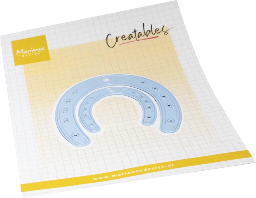 Marianne Design - Präge- und Stanzschablone "Horseshoes" Creatables Dies