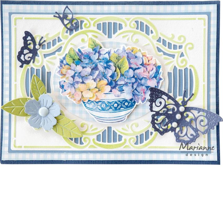 Marianne Design - Stanzteile "Blue Flowers" Die Cuts