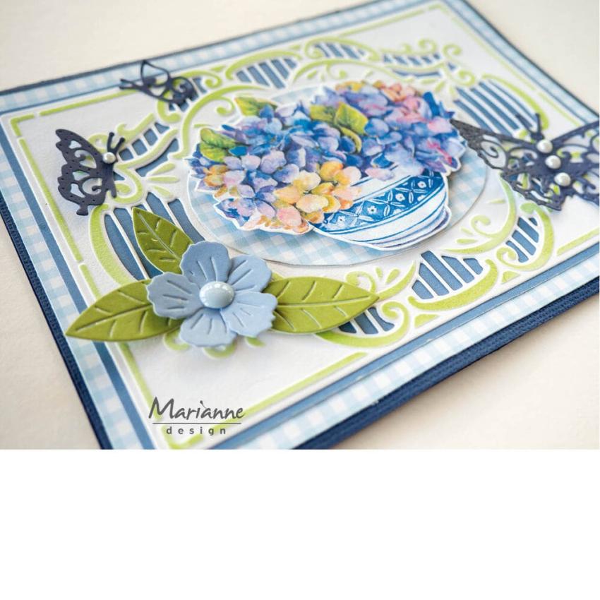 Marianne Design - Stanzteile "Blue Flowers" Die Cuts