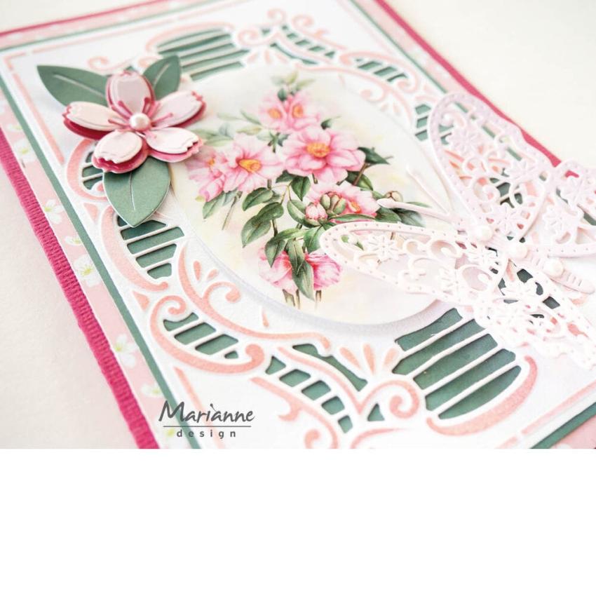 Marianne Design - Stanzteile "Pink Flowers" Die Cuts