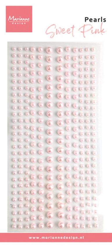 Marianne Design - Halbperlen "Sweet Pink" Pearls