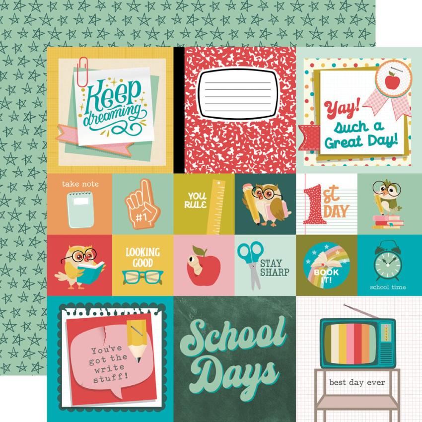 Simple Stories - Collections Kit "Book Fair" 12 Bogen Designpapier