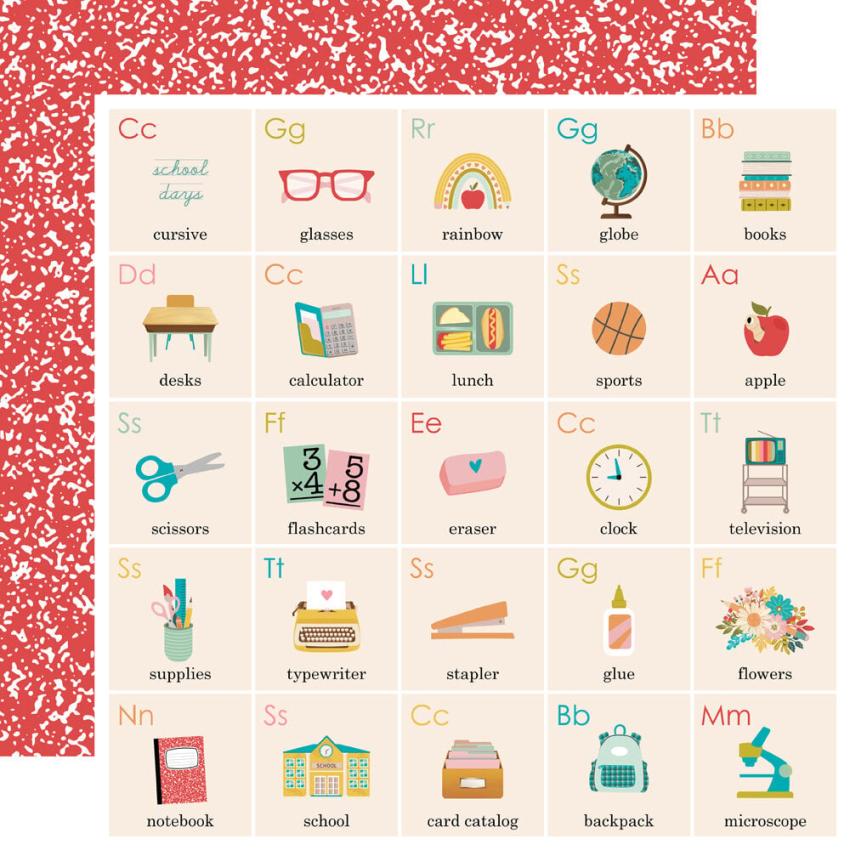 Simple Stories - Collections Kit "Book Fair" 12 Bogen Designpapier