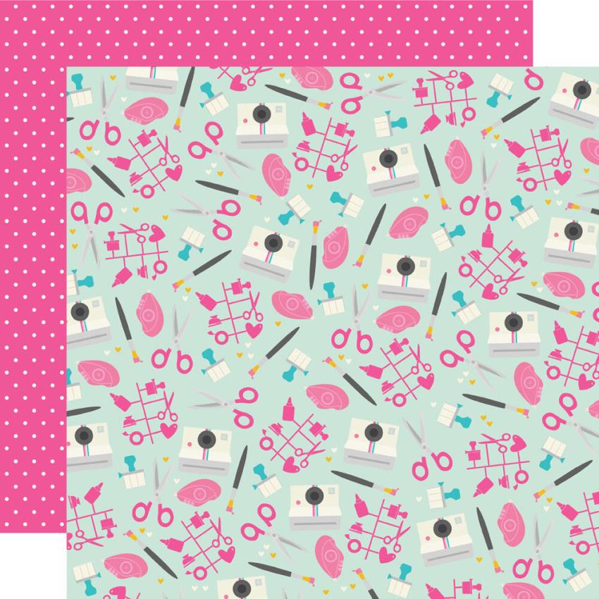 Simple Stories - Collections Kit "Crafty Babe" 12 Bogen Designpapier