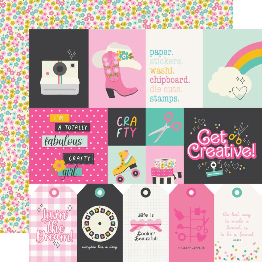 Simple Stories - Collections Kit "Crafty Babe" 12 Bogen Designpapier