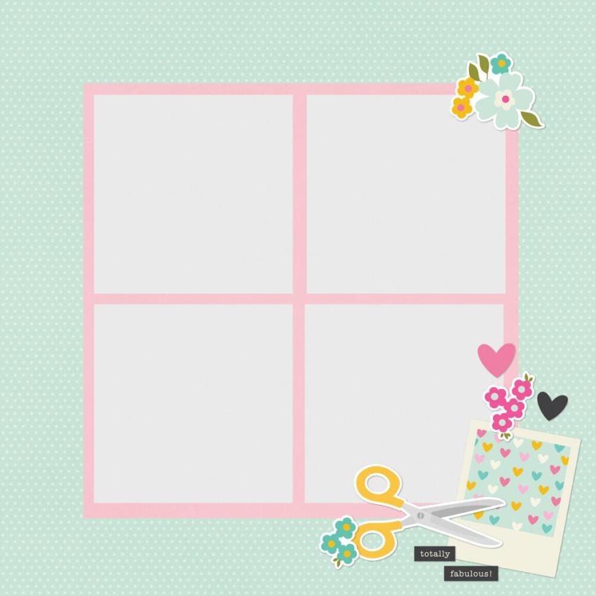 Simple Stories - Stanzteile "Crafty Babe" Pages Pieces