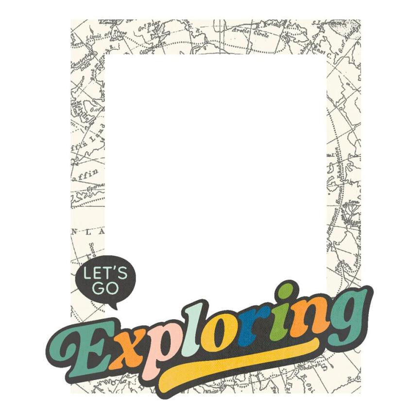 Simple Stories - Chipboard Frames "Happy Travels" 