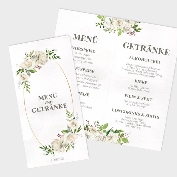 Klappkarte DIN Lang beidseitig bedruckt