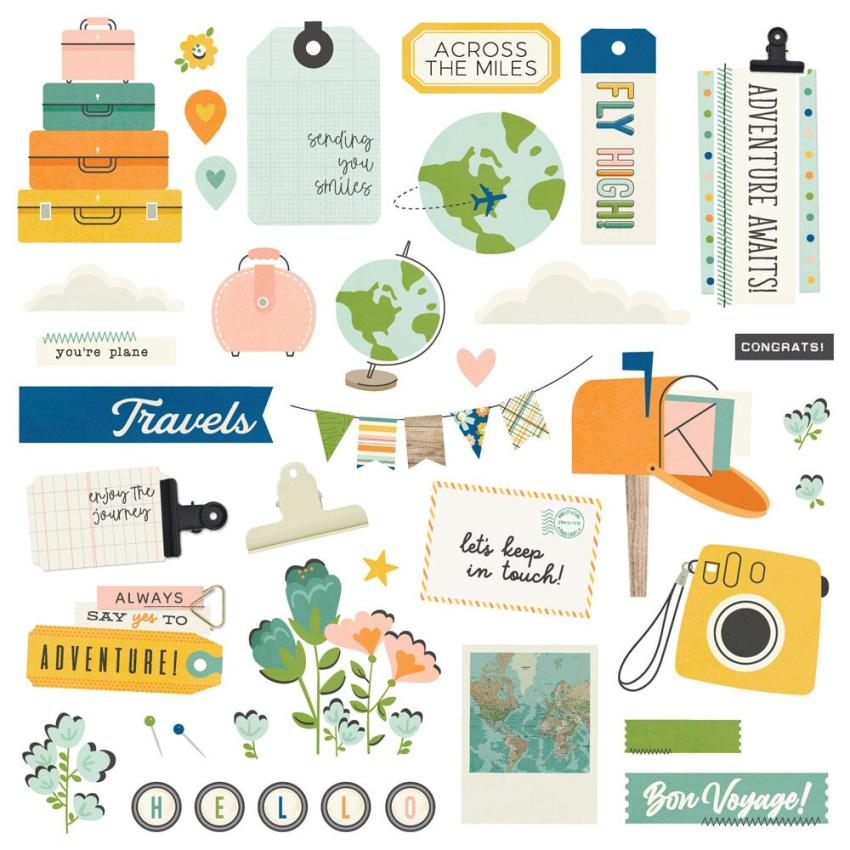 Simple Stories - Cards Kit "Happy Travels"
