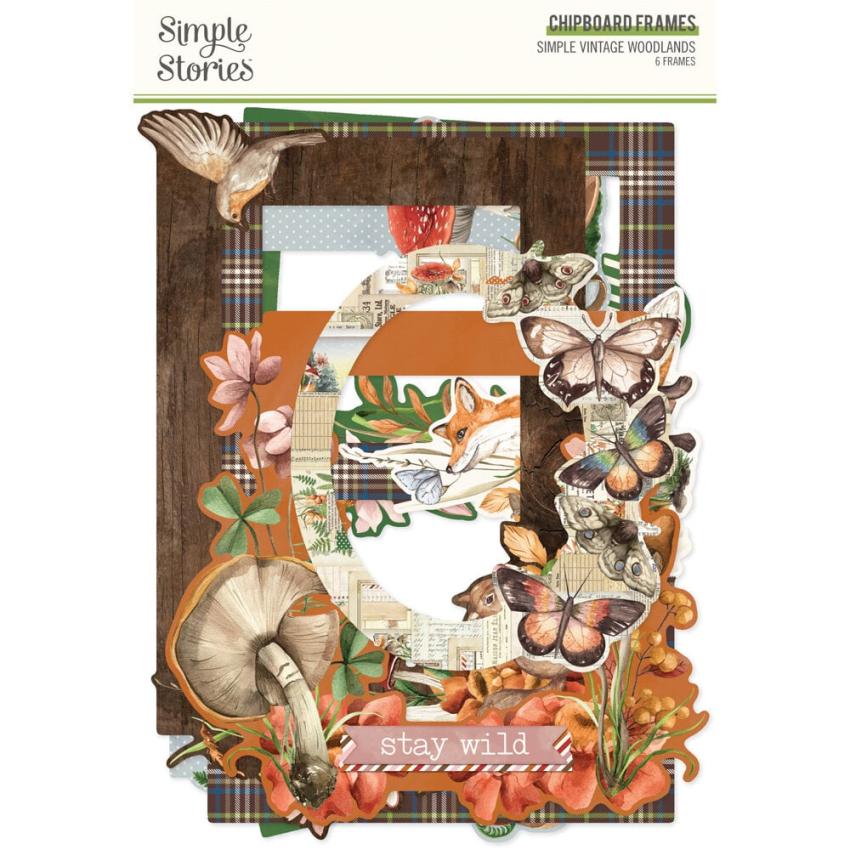 Simple Stories - Chipboard Frames "Vintage Woodlands" 