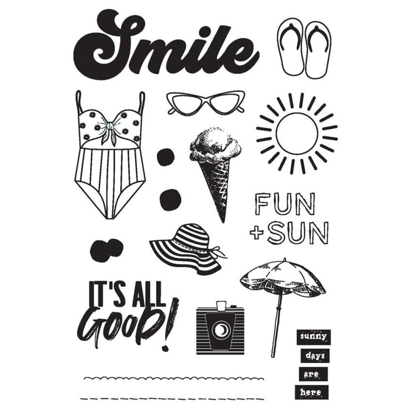 Simple Stories - Stempelset "Sunny Days" Clear Stamps 